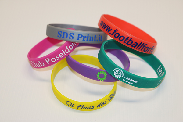 Vendita braccialetti in silicone personalizzati - SDS Print